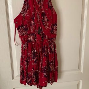 MURA BOUTIQUE Floral Cut-Out Romper